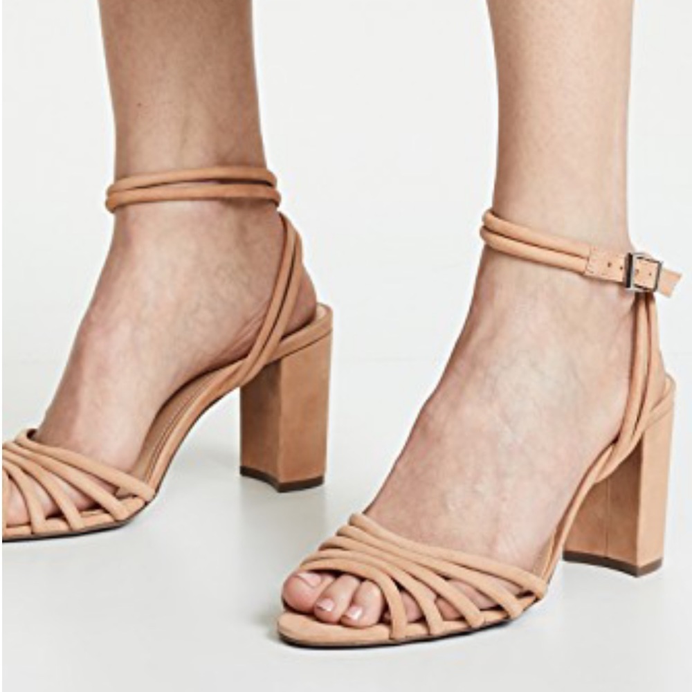 Schutz Nicolai in Honey Beige Size 8